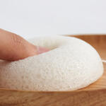 Trimay Очищающий спонж конняку - White Konjac Sponge, 1 шт