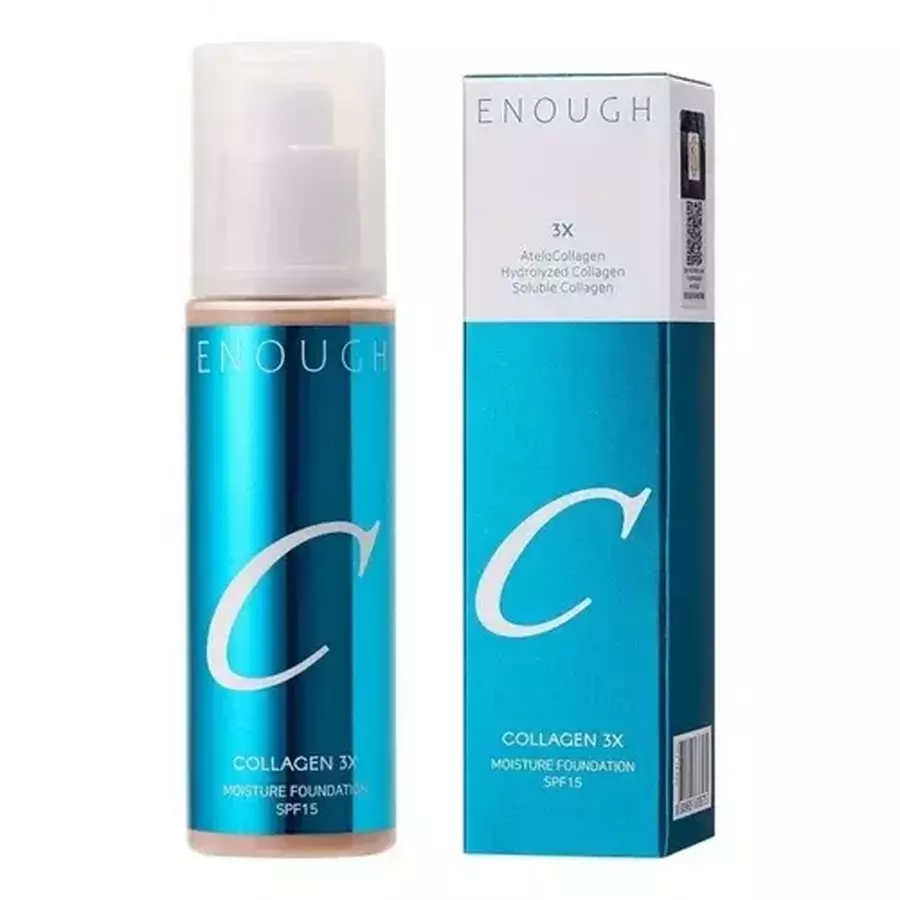 Enough Тональная основа для лица с коллагеном SPF 15 #N25 - Collagen 3X Moisture Foundation SPF 15 #N25, 100мл