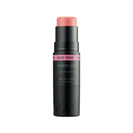 MAD ONE Мультифункциональный стик для лица (холодный розовый) - 3-in-1 face stick eyes + lips + cheeks, dusty rose, 33г