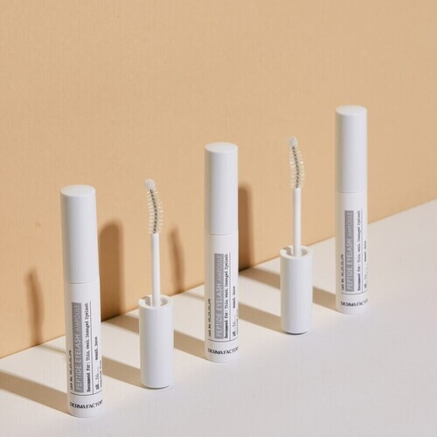 Derma Factory Сыворотка ампульная для роста ресниц с пептидами (бесцветная) - Peptide eyelash ampoule, 8.5мл
