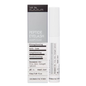 Derma Factory Сыворотка ампульная для роста ресниц с пептидами (бесцветная) - Peptide eyelash ampoule, 8.5мл