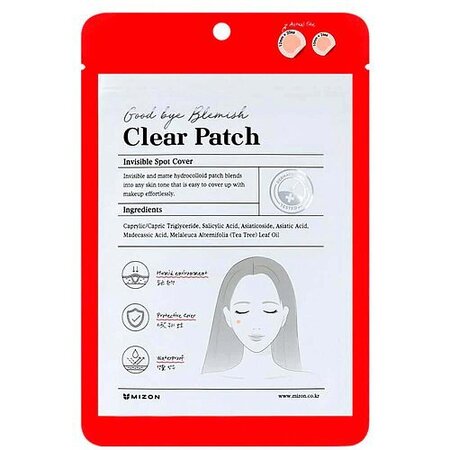 MIZON Патчи для точечного применения -Good Bye Blemish Clear Patch, 44шт