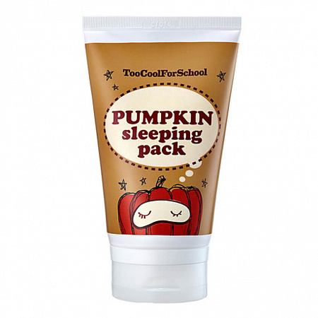 Too Cool For School - Энзимная ночная маска с тыквой и керамидами - Pumpkin Sleeping Pack, 30 мл