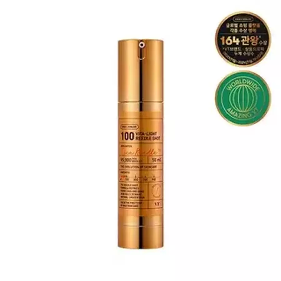 VT COSMETICS Бустер-сыворотка с микроиглами и витаминами 100 - Vita-Light Reedle Shot 100, 50мл