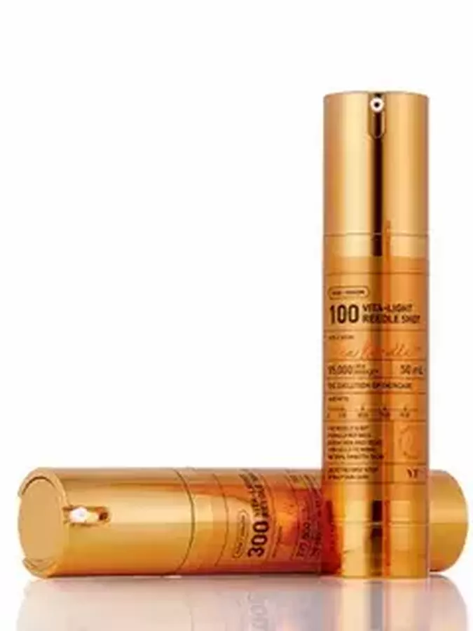 VT COSMETICS Бустер-сыворотка с микроиглами и витаминами 100 - Vita-Light Reedle Shot 100, 50мл