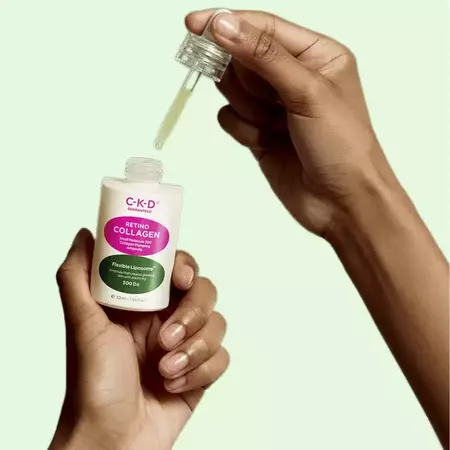 CKD Лифтинг-ампула для лица - Retino collagen small molecule 300 collagen pumping ampoule, 30мл