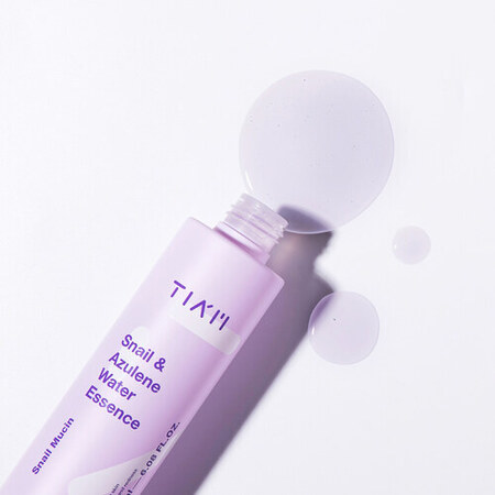 TIAM Тонер-эссенция с муцином улитки и азуленом - Snail & Azulene Water Essence, 180мл