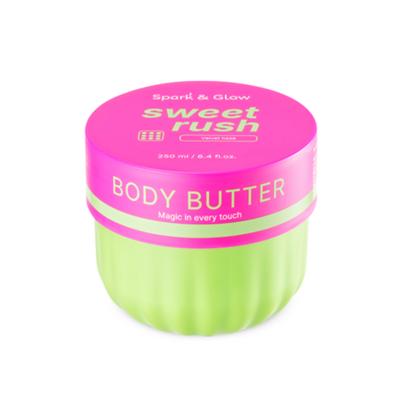 Spark'&Glow Баттер для тела с экзотическим ароматом - Body butter velvet haze scent, 250 мл